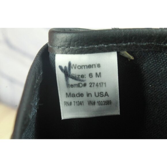 LL Bean Signature Waxed Canvas Maine Hunting Shoe 16" Black Size 6 M - Picture 10 of 11